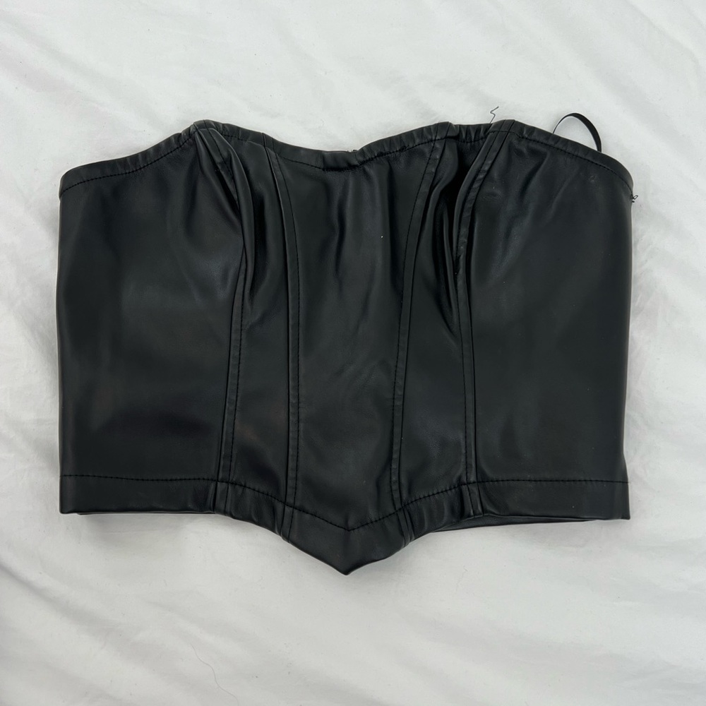 Leather top